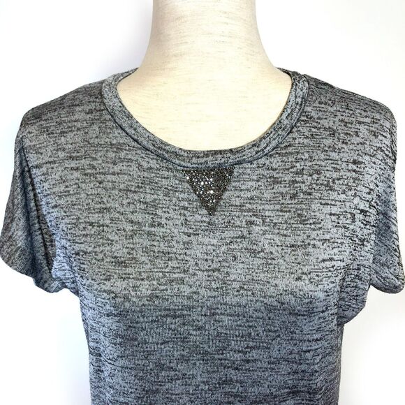 Juicy Couture Gray Rhinestone Layered Top Sz SM - Picture 5 of 7